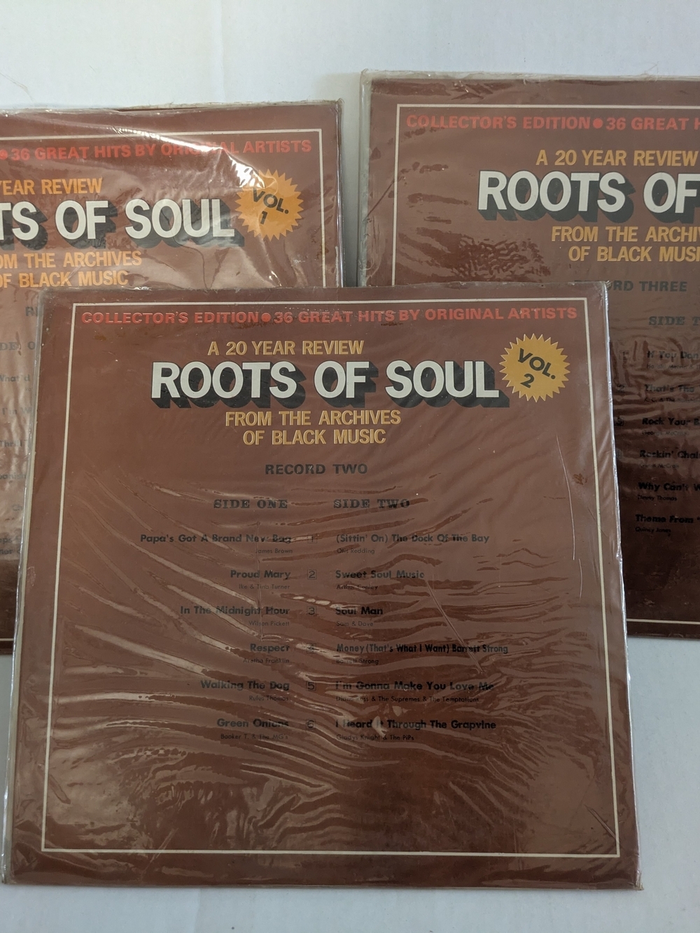 Roots of Soul Vinyl 3 Volumes Included.